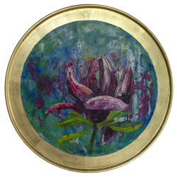 Magnolia - pictură în ulei pe pânză, artist Adrian Hunyadi 